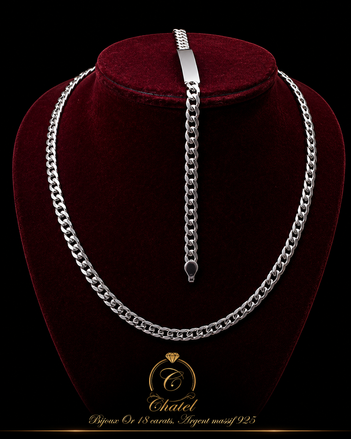 Ensemble Perle en Argent Massif 925